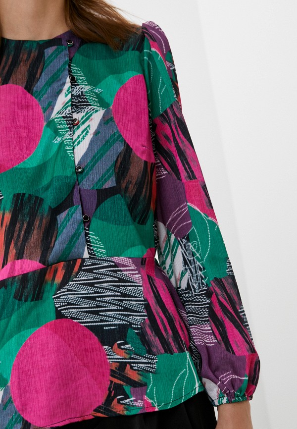 Блуза Lilly Bennet разноцветный, размер 42, фото 4