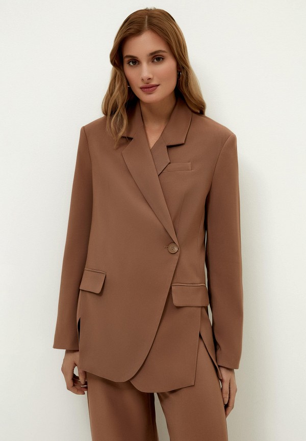 

Жакет Zarina, Коричневый, ZARINA&RUBAN