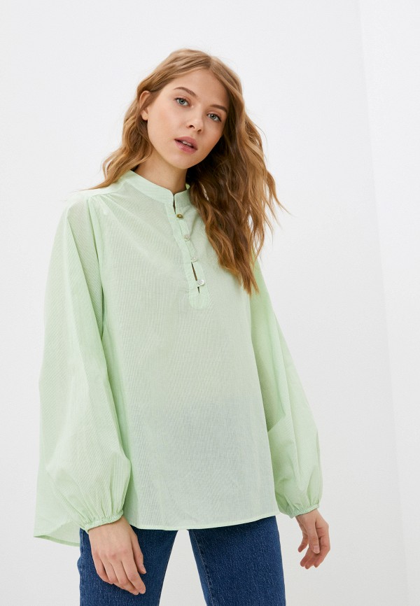 Блуза Vittoria Vicci зеленого цвета