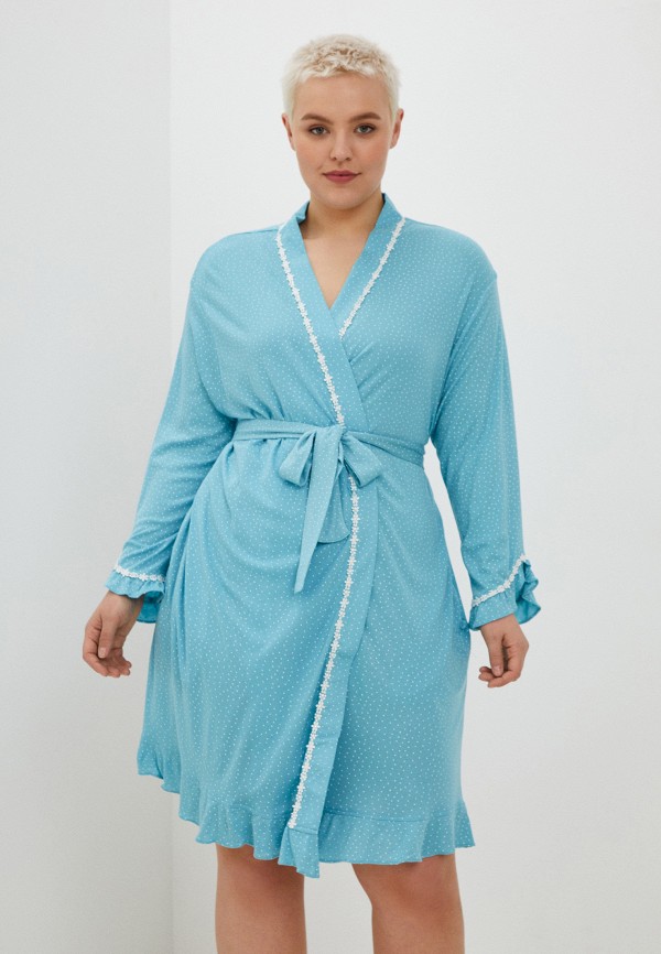Халат домашний Eileen West пижама eileen west короткий рукав размер l бирюзовый