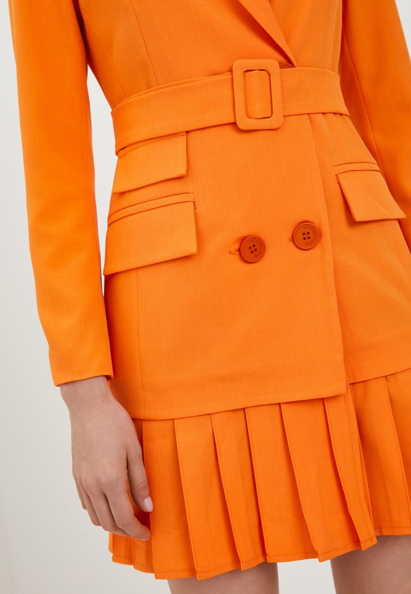 Платье Bezko оранжевый, размер 48, фото 4