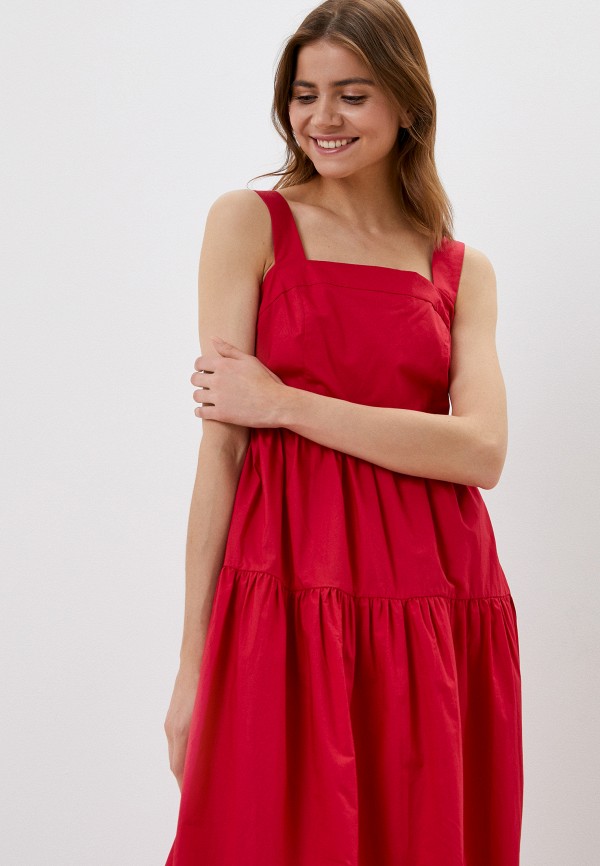 Сарафан Baon красный, размер 50, фото 2
