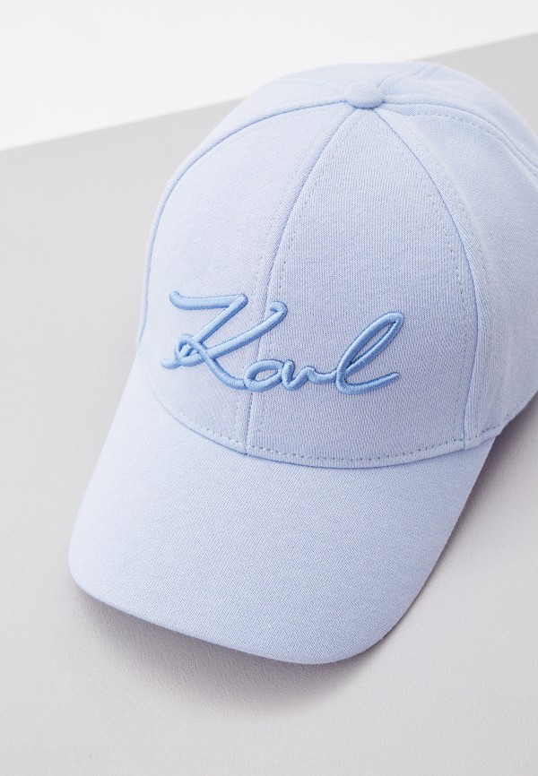 Бейсболка Karl Lagerfeld цвет голубой  Фото 3
