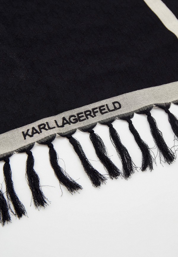 Шарф Karl Lagerfeld цвет черный  Фото 2