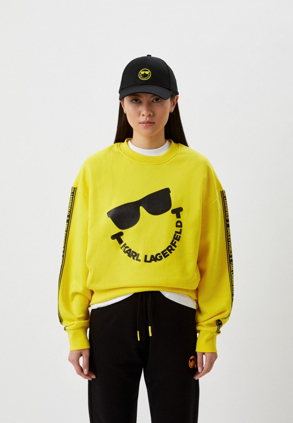 Свитшот Karl Lagerfeld цвет желтый 