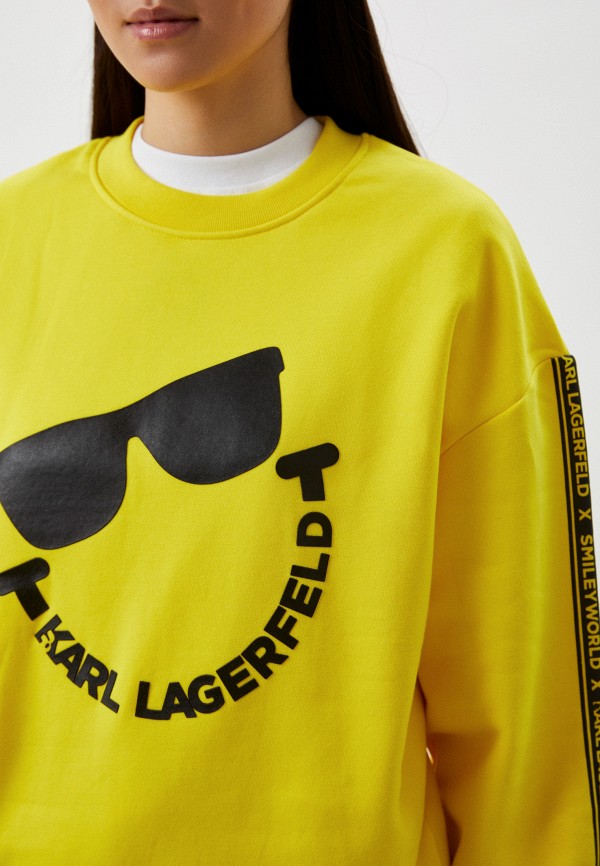 Свитшот Karl Lagerfeld цвет желтый  Фото 4