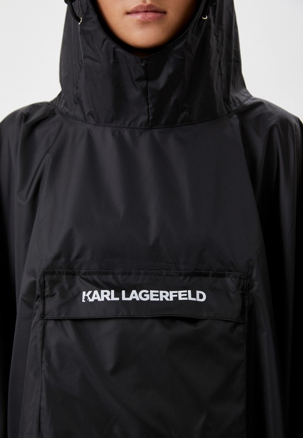 Плащ Karl Lagerfeld цвет черный  Фото 4