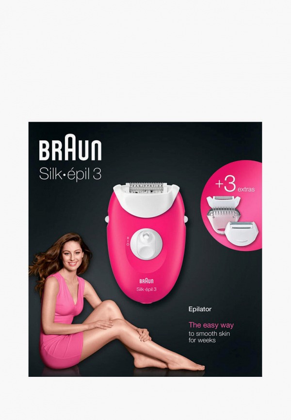 Эпилятор Braun розовый, размер 00, фото 2