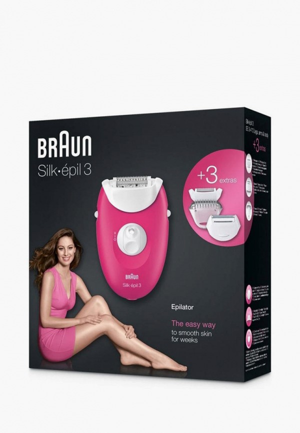 Эпилятор Braun розовый, размер 00, фото 3