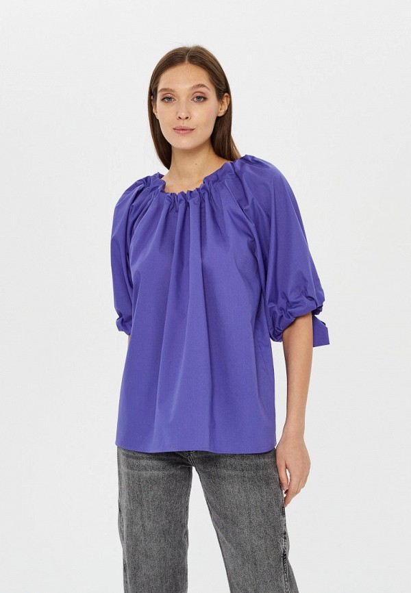 Блуза Lelio цвет фиолетовый 