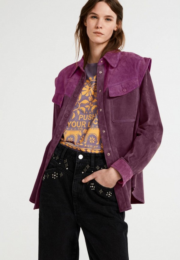 фото Куртка кожаная claudie pierlot
