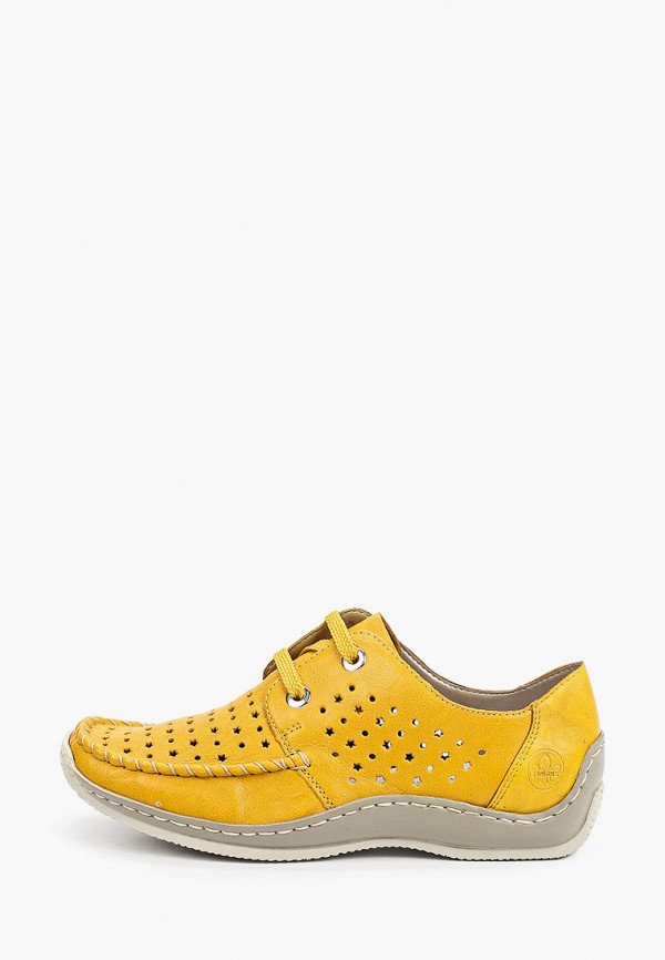 Ботинки Rieker цвет желтый 