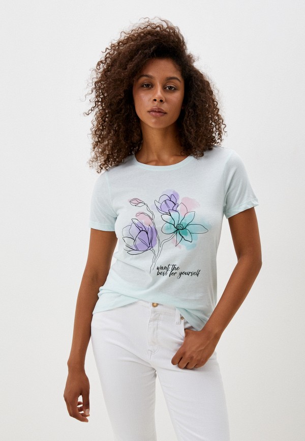 

Футболка Mavi, Голубой, SHORT SLEEVE TOP