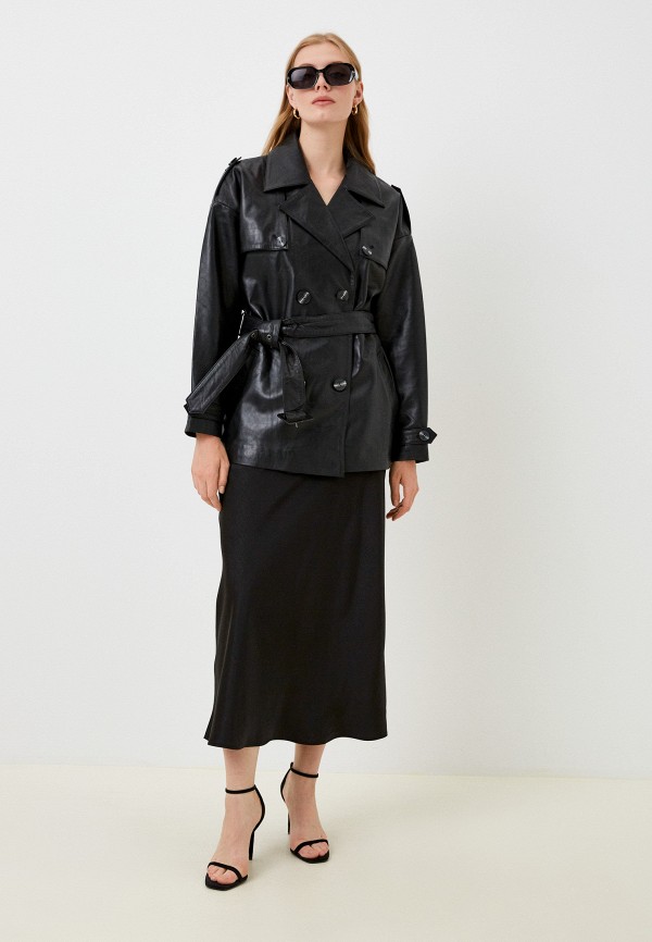 фото Куртка кожаная снежная королева