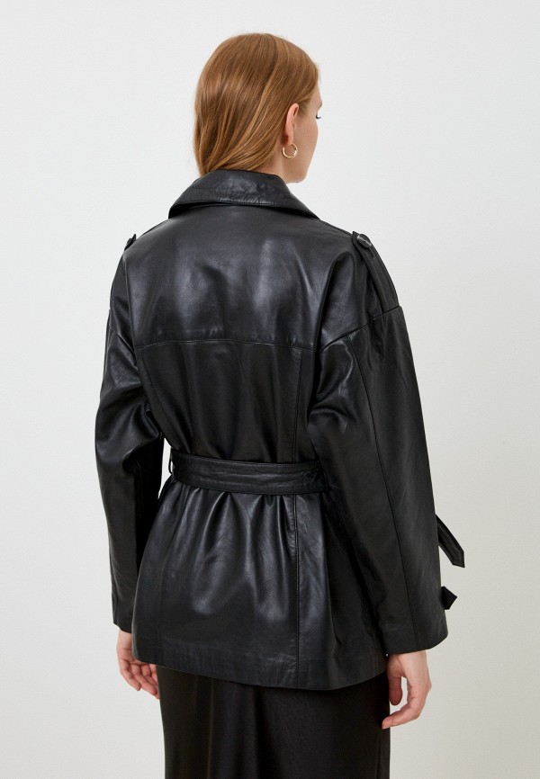 фото Куртка кожаная снежная королева