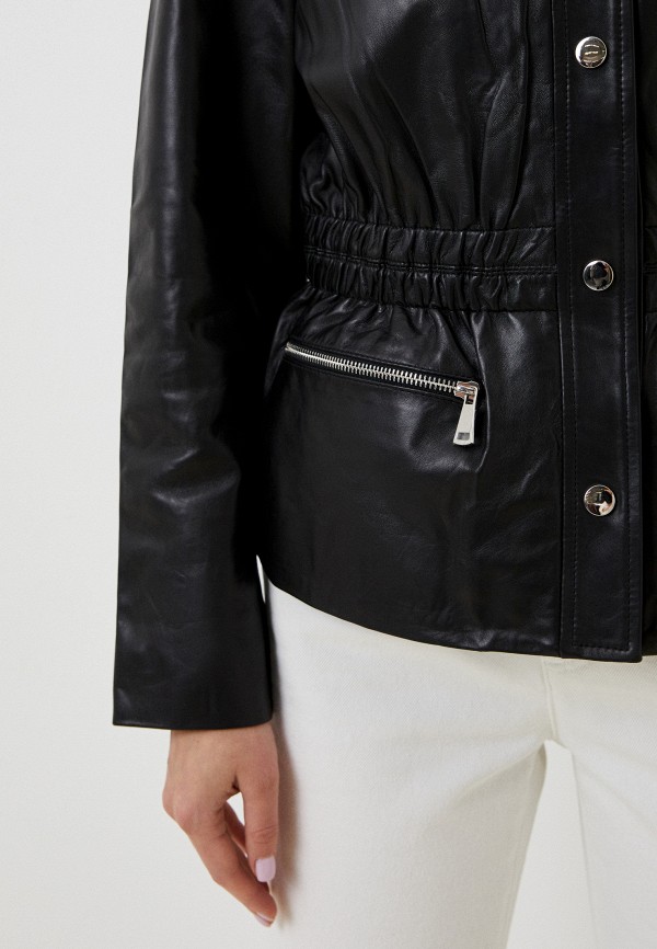 фото Куртка кожаная снежная королева