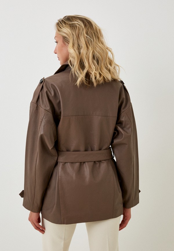 фото Куртка кожаная снежная королева