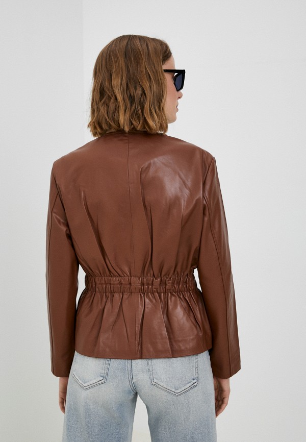 фото Куртка кожаная снежная королева