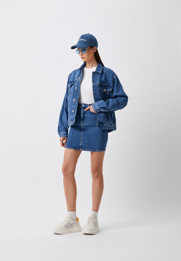 Юбка джинсовая Karl Lagerfeld Jeans Юбка джинсовая Karl Lagerfeld Jeans фото