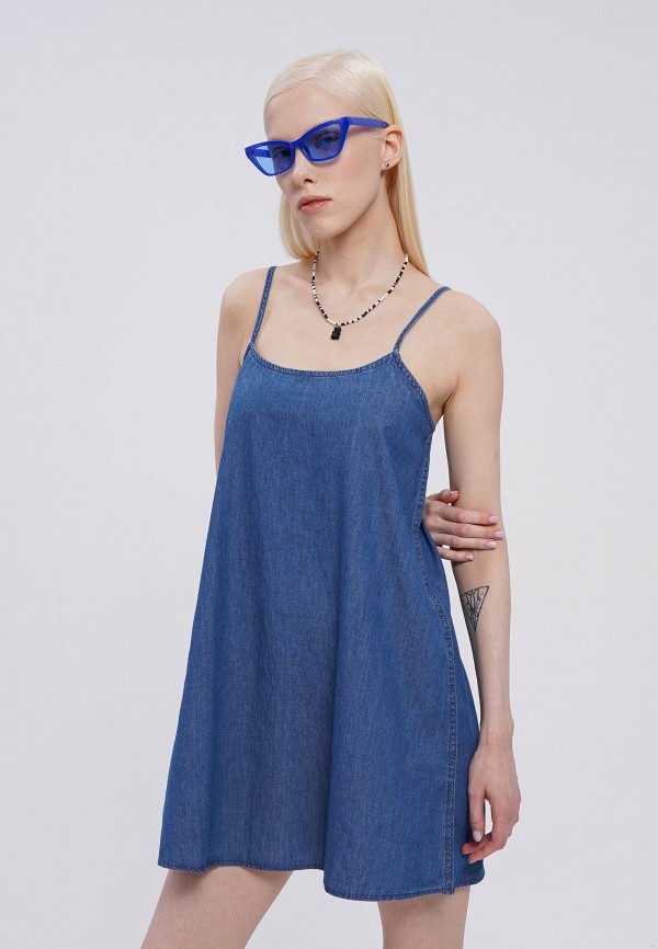 Сарафан Твое синий, размер 48, фото 4