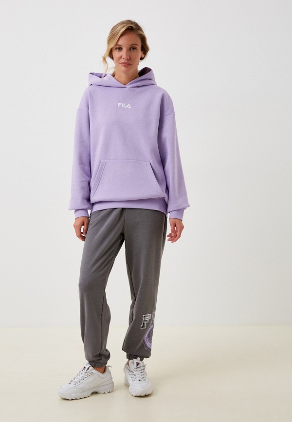 Худи Fila фиолетовый, размер 42, фото 2