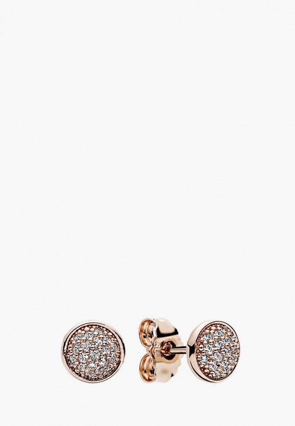 

Серьги Pandora, Stories (matching jewelry, Золотой