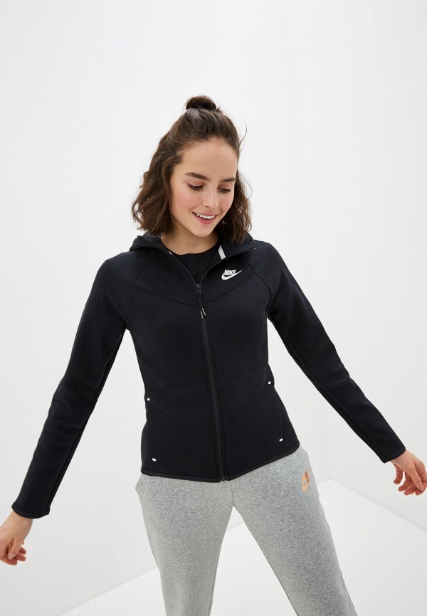 

Толстовка Nike, Черный, W NSW TCH FLC WR HOODIE FZ