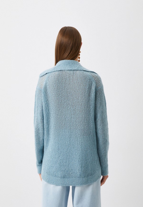 Пуловер And the Brand цвет Голубой  Фото 3