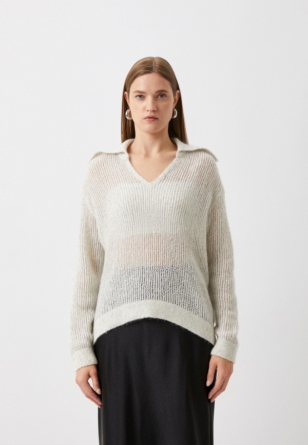 Пуловер And the Brand цвет Серый 