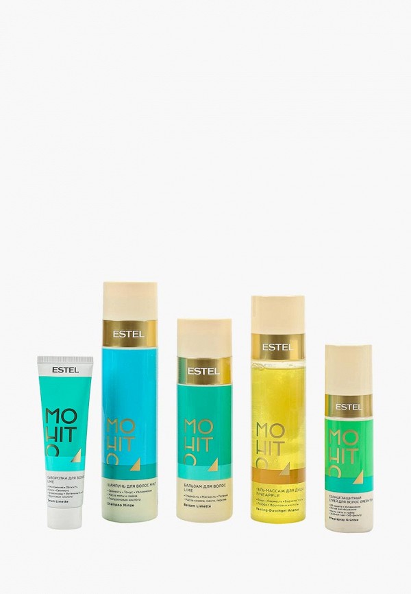 

Набор Estel, Зеленый, MOHITO для волос и тела ESTEL PROFESSIONAL lime 250+200+60+200+100 мл