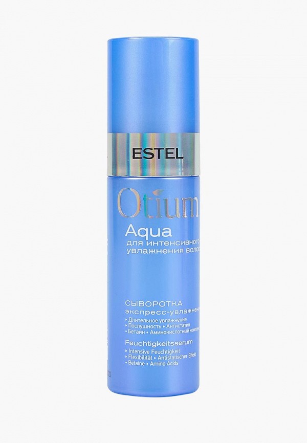 

Сыворотка для волос Estel, Черный, OTIUM AQUA для интенсивного увлажнения ESTEL PROFESSIONAL "Экспресс-увлажнение" 100 мл