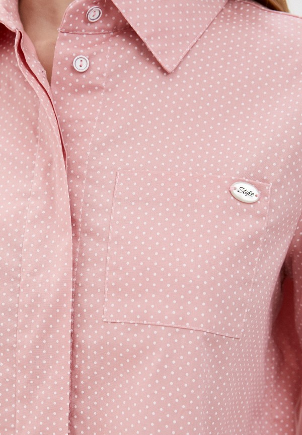 Рубашка Karff цвет розовый  Фото 4
