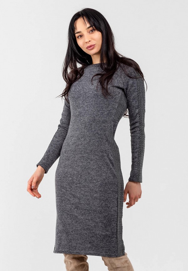 

Платье Modniy Oazis, Серый, Seam stripe