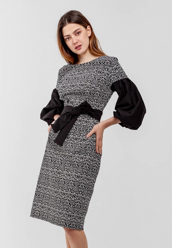 

Платье Modniy Oazis, Серый, Black sleeve