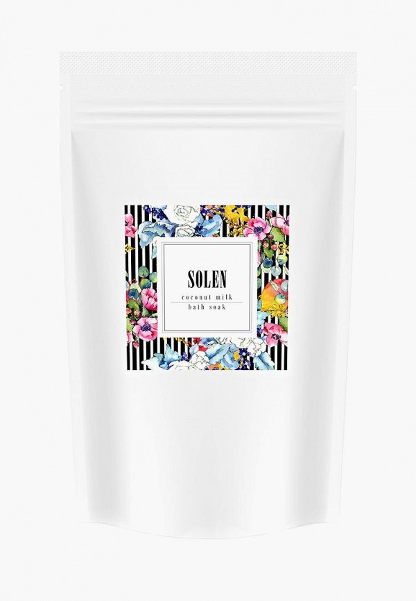 

Молочко для ванны Solen, кокосовое “Solen White Lines”, 500 г, Белый