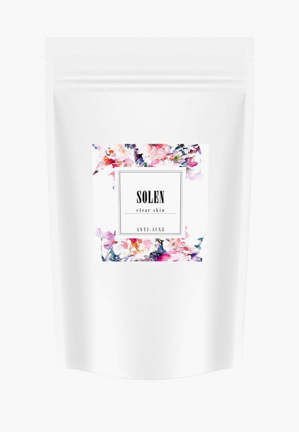 

Соль для ванн Solen, для проблемной кожи ANTI-ACNE «SOLEN Pink Flowers» 1500 г, Белый