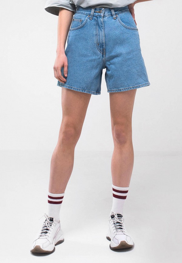 

Шорты джинсовые Minnim, Голубой, Mom