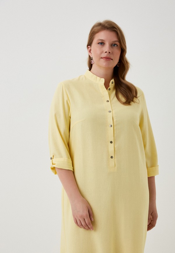 Платье Cleo желтый, размер 50, фото 2