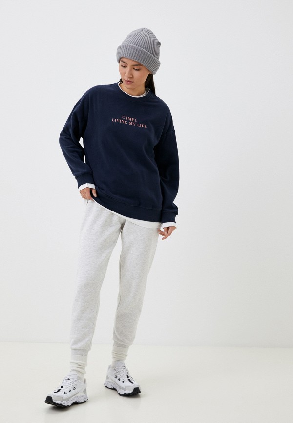 Свитшот Camel синий, размер 48, фото 2