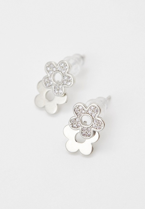 

Серьги Pabur, Серебряный, Flowers