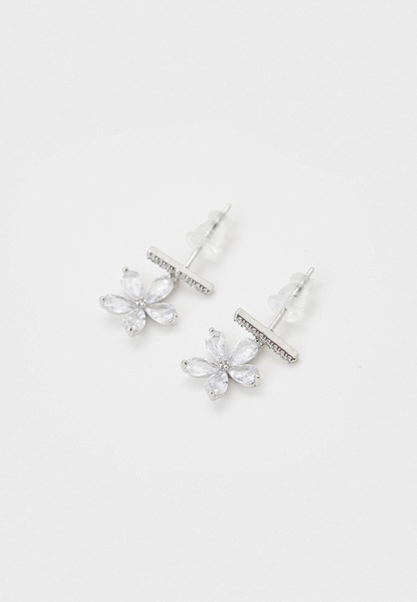 

Серьги Pabur, Серебряный, Flower