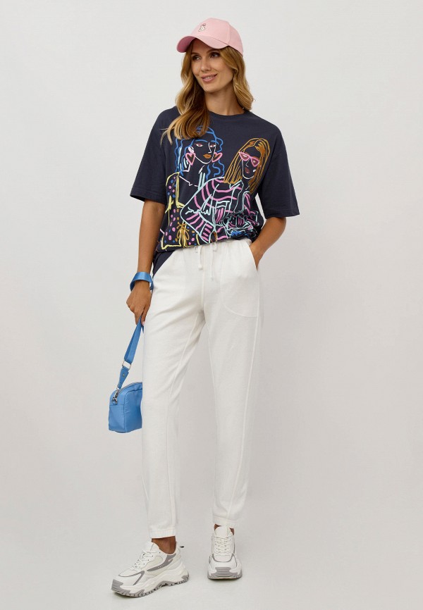 Футболка Modis синий, размер 48, фото 2