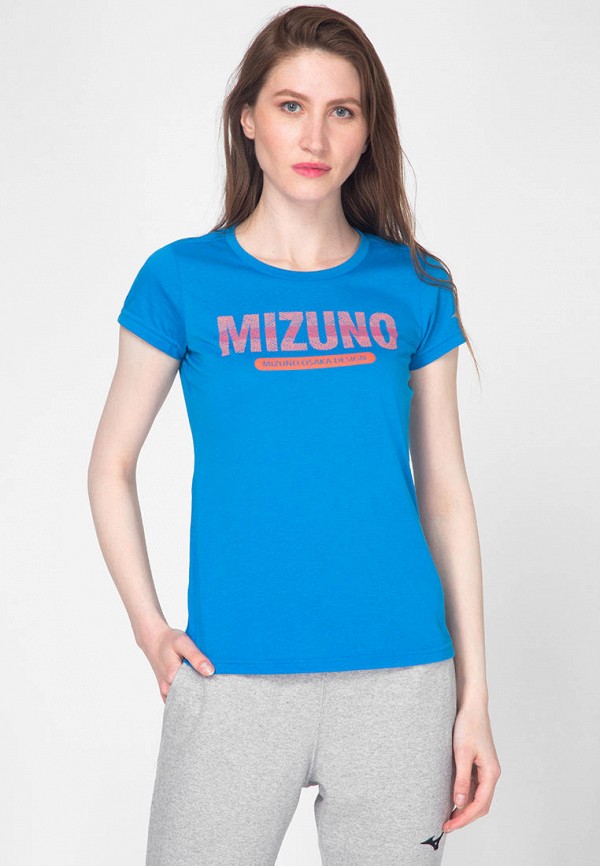

Футболка спортивная Mizuno, Синий, Heritage 06