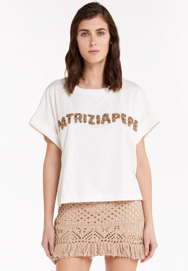 

Футболка Patrizia Pepe, Белый, Patrizia Pepe MP002XW0EC3S