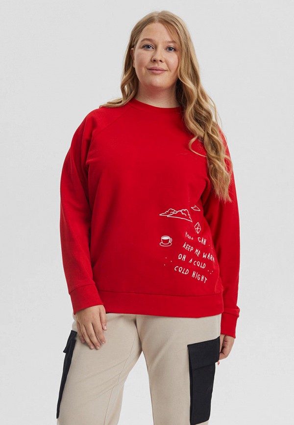 

Свитшот Barmariska, Красный, Love Tags