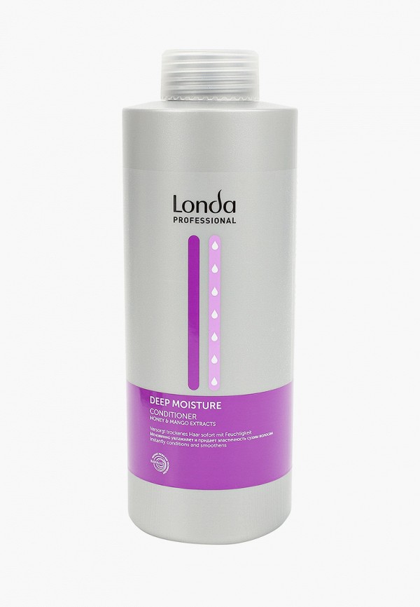 

Кондиционер для волос Londa Professional, Белый, DEEP MOISTURE, для увлажнения волос, 1000 мл