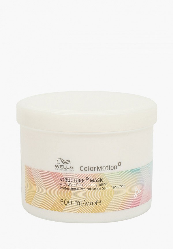 

Маска для волос Wella Professionals, Прозрачный, COLOR MOTION+ для окрашенных волос, восстанавливающая, 500 мл