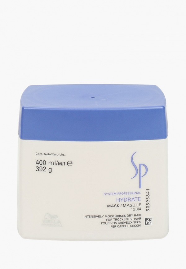 

Маска для волос System Professional, Бежевый, HYDRATE для увлажнения волос, 400 мл