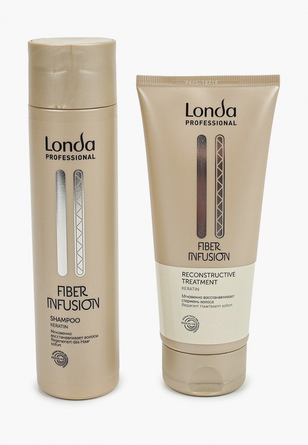 

Набор для ухода за волосами Londa Professional, Прозрачный, FIBER INFUSION, для восстановления волос, LONDA PROFESSIONAL, 250+200 мл