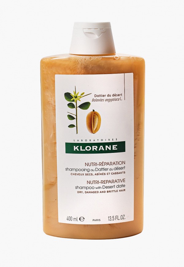 

Шампунь Klorane, Белый, питательный с маслом финика пустынного, 400 мл